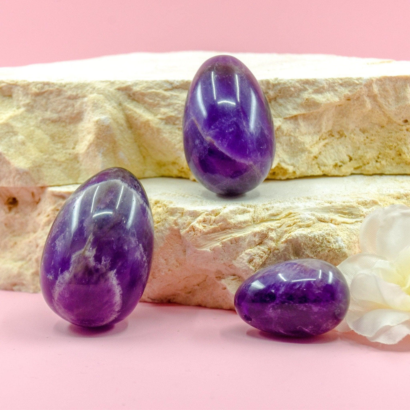 Amethyst Yoni Eggs - Wands of Lust Co