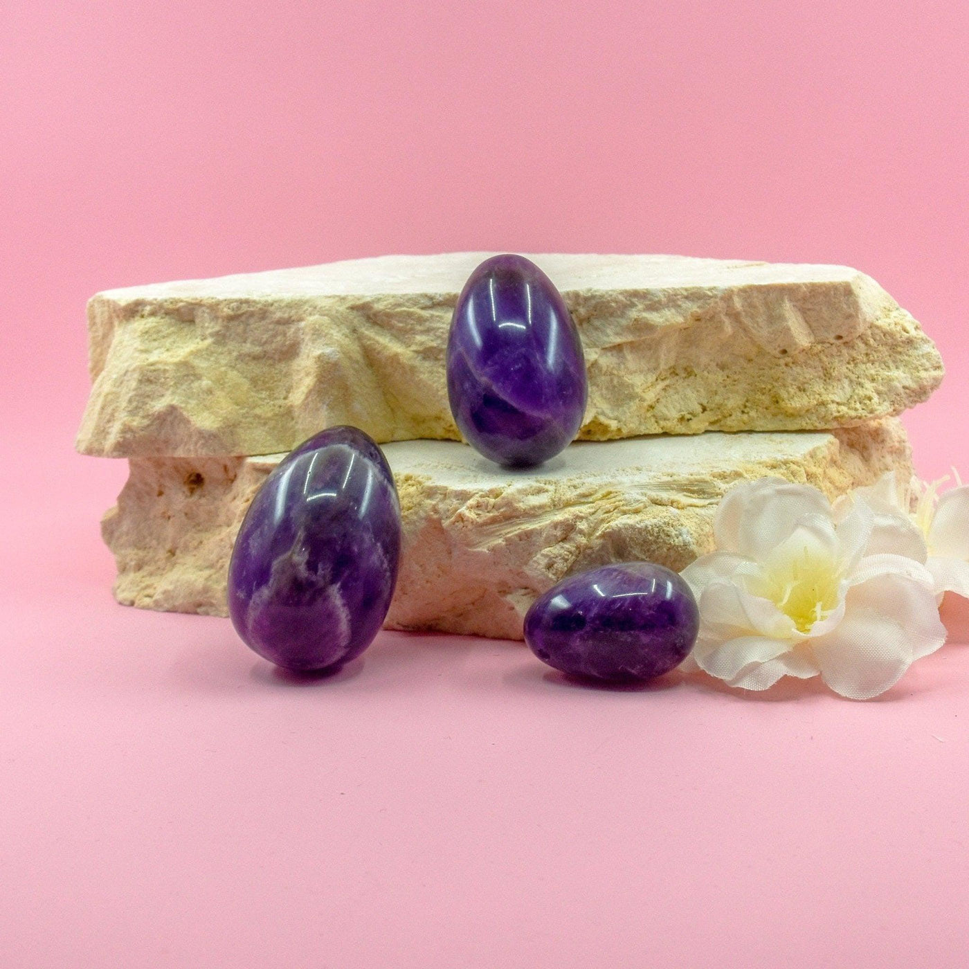Amethyst Yoni Eggs - Wands of Lust Co