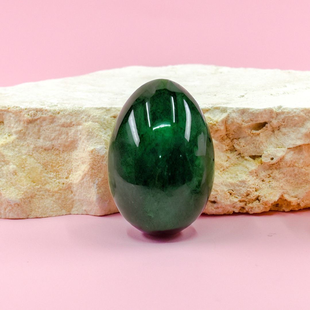 Jade Nephrite Yoni Eggs - Wands of Lust Co