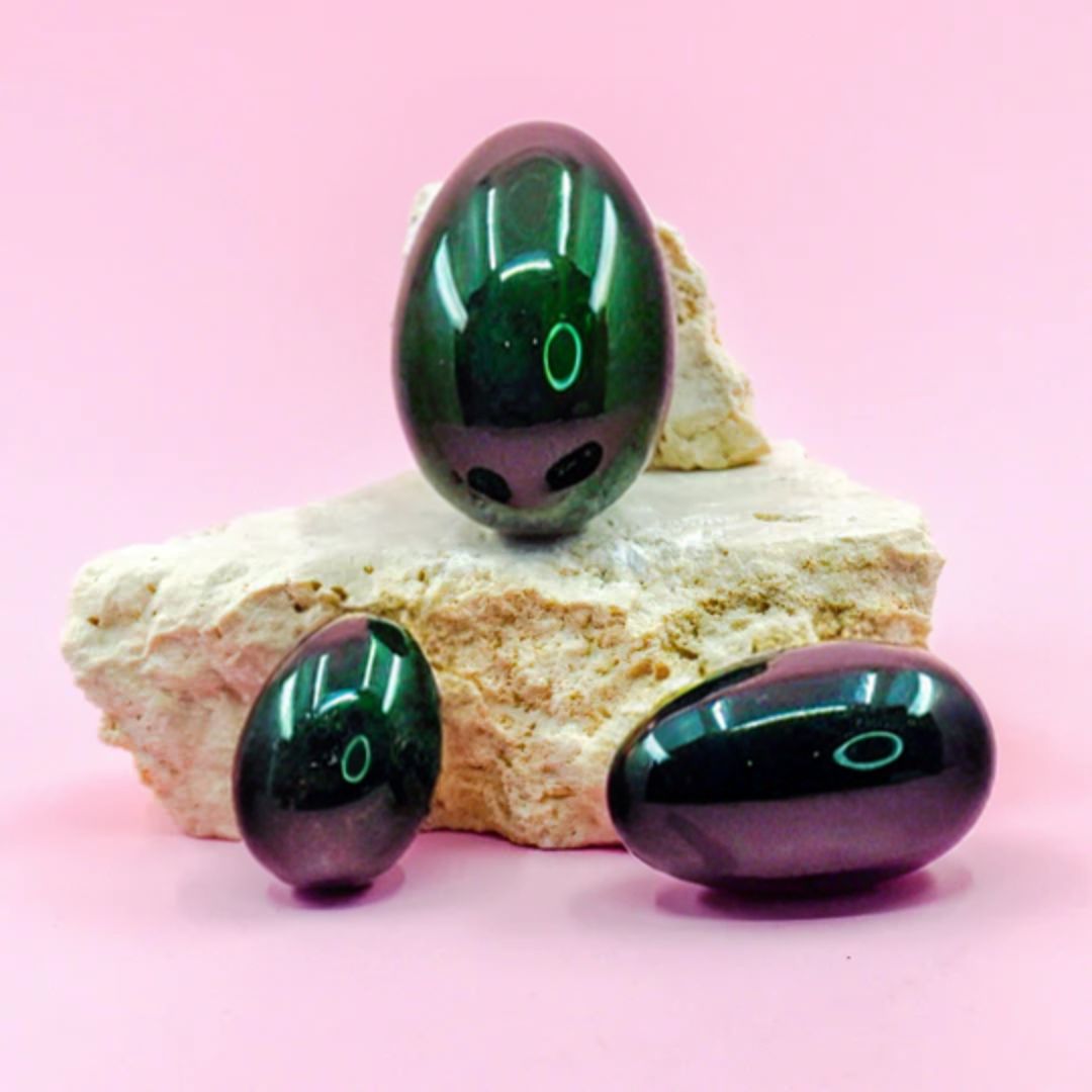 Jade Nephrite Yoni Eggs - Wands of Lust Co