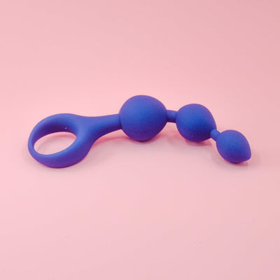 Ripple Anal Beads Silicone - Wands of Lust Co