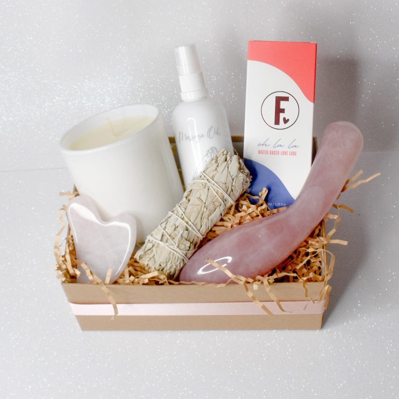 Sensual Rose Quartz Gift box - Wands of Lust Co