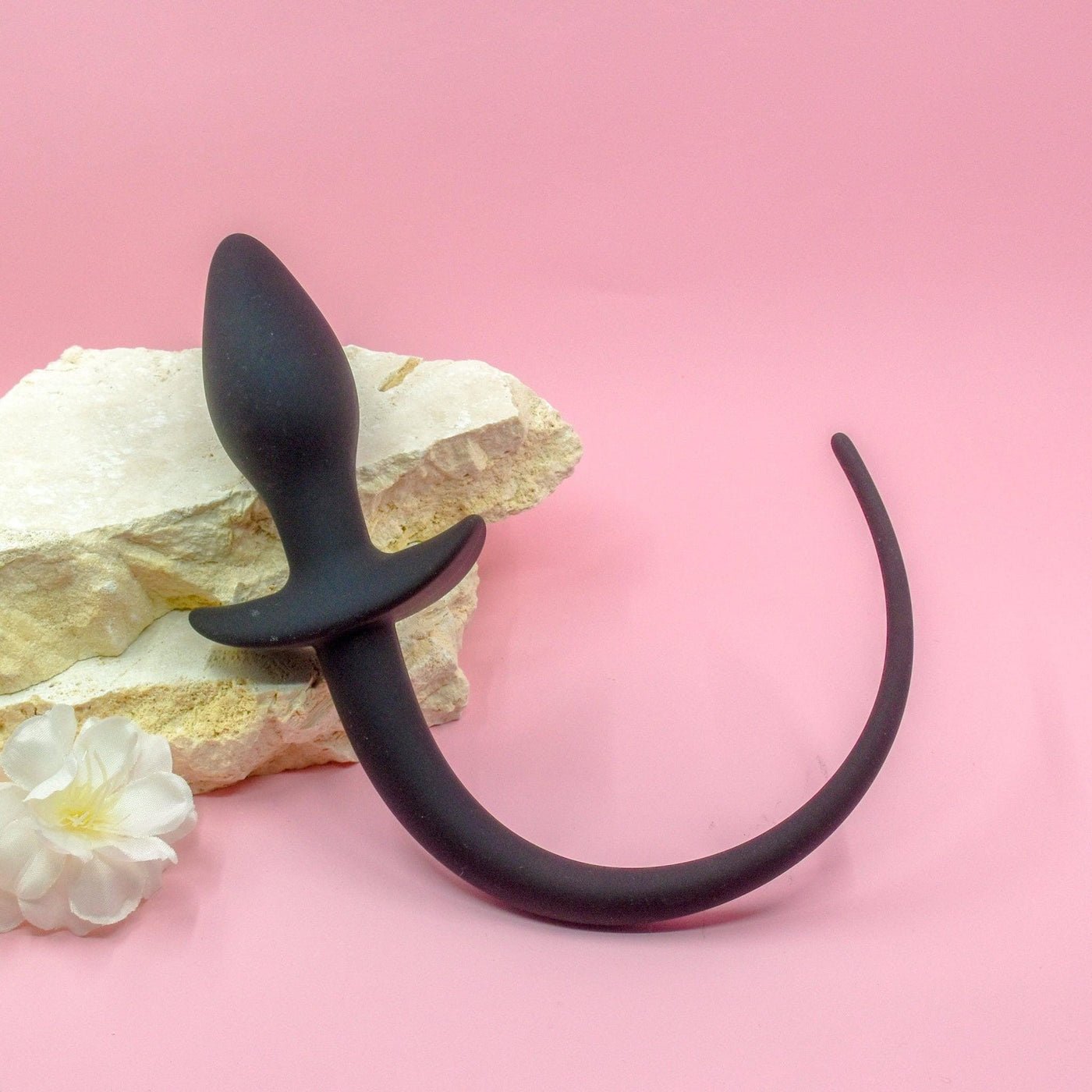 Silicone Puppy Tail Butt Plug - Wands of Lust Co