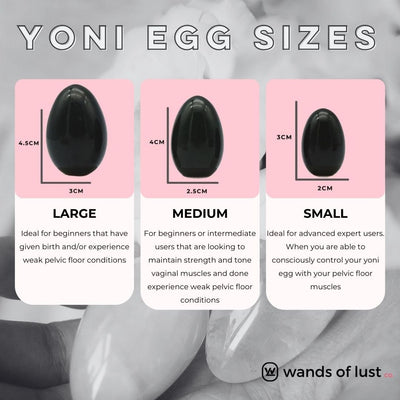 White Jade Yoni Eggs - Wands of Lust Co